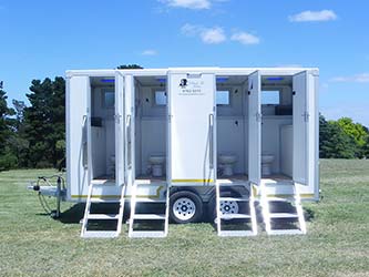 VIP Quad Toilet Inside